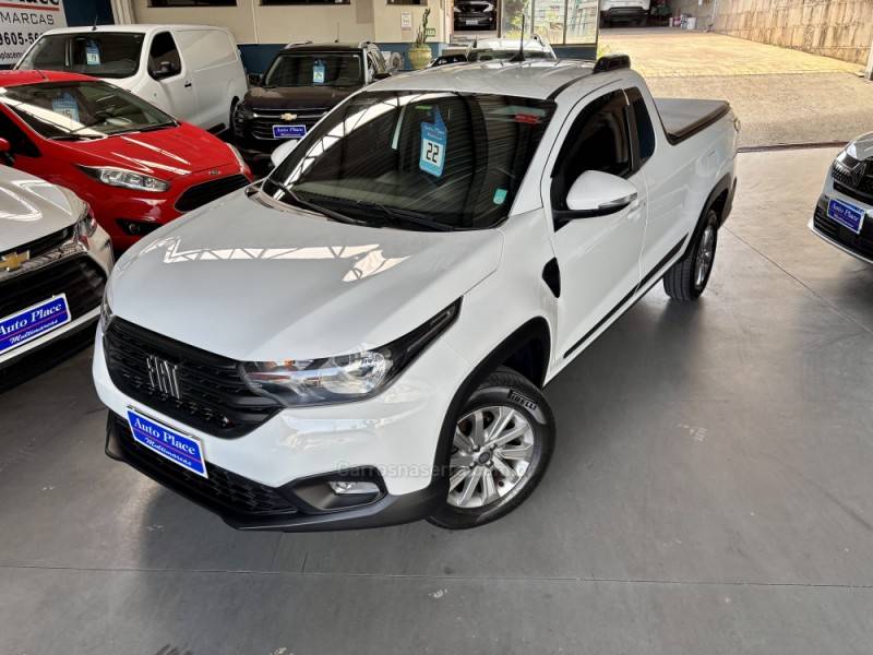 FIAT - STRADA - 2021/2022 - Branca - R$ 81.900,00
